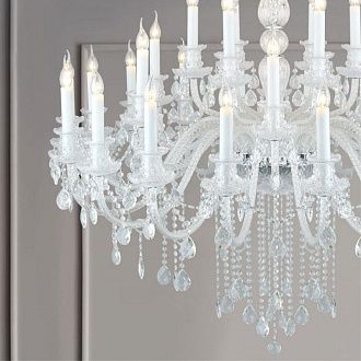 Подвесная люстра 135*180-280 см, 30*E14, 60W, Aployt Ketrin APL.812.03.30, хром