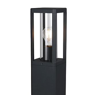 Уличный светильник 12*12*80-80 см, вр  см, 1*E27*20W, K, Mantra Nevada MAN8901, черный