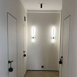 Бра 62 см, 14W, 4000K, F-Promo Longus 4163-1W, черный