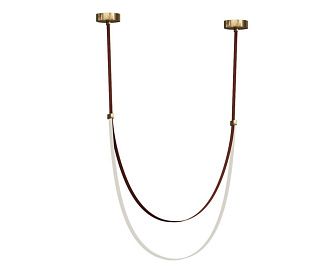 Светильник 300 см, 70W, 4000K, Kink Light 07689A-150,04, коричневый-латунь