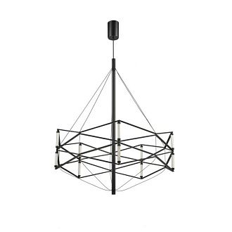 Подвесная люстра 60*96-296 см, 1*LED, 20W, 3000K, Aployt Babetta APL.785.03.20, черный