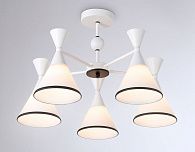 Подвесной светильник **25-38 см, 5*E27*60W, K, Ambrella Light Traditional TR3165, белый, черный
