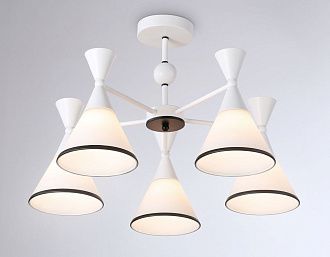 Подвесной светильник **25-38 см, 5*E27*60W, K, Ambrella Light Traditional TR3165, белый, черный