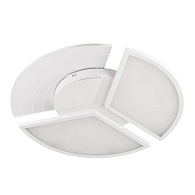 Потолочный cветильник **5,5 см, LED 55W, 3000 / 6500К, Белый LED4U L1052-500 WH