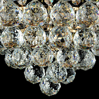 Потолочная люстра Maytoni Gala DIA783-CL46-6-G, золото, диаметр 46 см