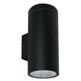 Фасадный светильник 12*10*26- см, 2*LED*13W, 2700/3400/4000K, Arte Lamp Torcular A1313AL-2BK, Черный