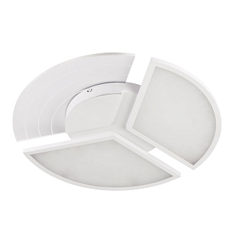Потолочный cветильник **5,5 см, LED 55W, 3000 / 6500К, Белый LED4U L1052-500 WH