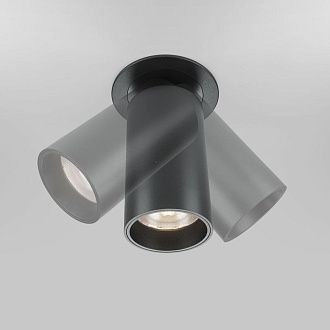 Встраиваемый спот 7,5 см, 12W, 4000K, Maytoni Technical Focus Led Technical DL125-L12-4K-B, черный, вр 7 см