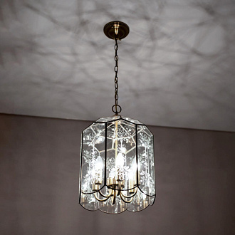 Подвесная люстра Citilux Витра-2 CL442260, диаметр 40 см, бронза