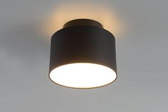 Светильник потолочный 11 см, 6/16W, 3000K, Crystal Lux CLT 085C BL, черный
