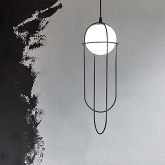 Подвесной светильник ASCENT 18*18*53 см, 1*E27*60W, ImperiumLoft 40.3241, Чёрный