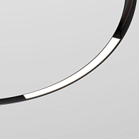 Трековый светильник для радиусного шинопровода Elektrostandard Slim Magnetic 16W 4200K Planar 85180/01, черный