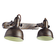 Спот Arte Lamp Martin A5213AP-2BR Коричневый Loft