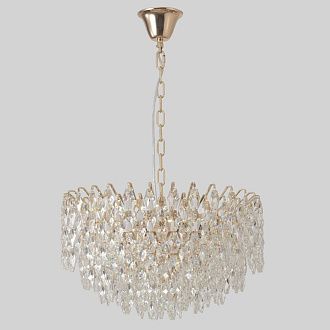 Подвесная люстра 50 см, Crystal Lux HEDONIST SP12, золото