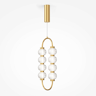 Подвесной светильник 27,8*9*356,5 см, LED, 16W, 3000К, Maytoni Amulet MOD555PL-L11G3K золотой