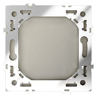 Заглушка Voltum S70 с суппортом, сталь пластик Soft touch VLS080105