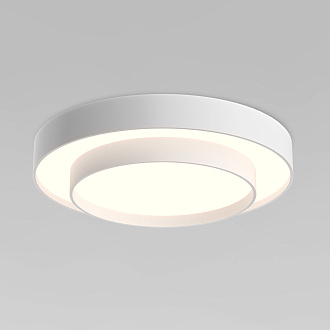 Светильник с регулировкой яркости и цветовой температуры 70*70*12,5 см, *LED, 137W, 3300;4200;6500 Eurosvet Force 90331/2, белый