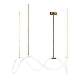 Подвесной светильник 138, см, 40W, 3000K, Loft IT Thread 10388P/C Brass, бронза