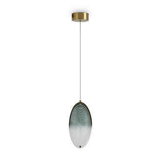 Светильник 14 см, 8W, 3000L, Freya Lolli FR6139PL-L8BS1, латунь