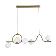 Подвесной светильник 100*36*40/150 см, 5*G9 MODESTYLE MS.6268.5 латунь