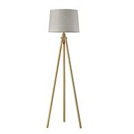 Торшер 40*40*133 см, 1*E27 Gerhort G61605/1F WD WT, Дерево