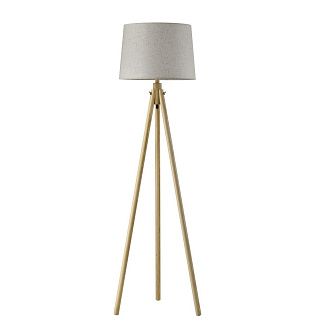 Торшер 40*40*133 см, 1*E27 Gerhort G61605/1F WD WT, Дерево