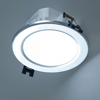 Светильник встроенный 11*4,2 см, LED*7 W, 3000-5500-4000 К, Хром Citilux Акви CLD008111V