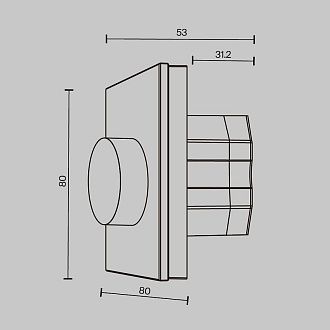 Роторная панель управления DALI DT6 DIM Maytoni 721034, черный