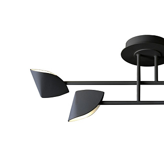 Люстра 80*15*25,5 см, LED * 4 30W, 3000К Mantra Capuccina 7582, черный