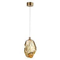 Подвесной светильник 14*21*250- см, 1*LED*4W, 3000K, Odeon Light Gemme 7111/4LA, золотой