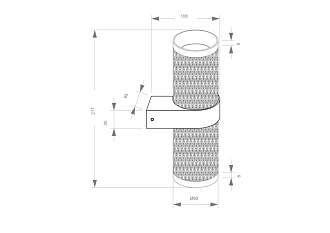 Бра Maytoni Technical Focus Design C069WL-02MG. золото
