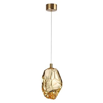 Подвесной светильник 14*21*250- см, 1*LED*4W, 3000K, Odeon Light Gemme 7111/4LA, золотой