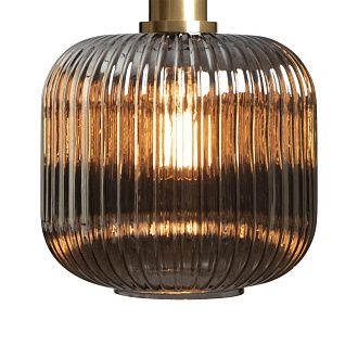 Подвесной светильник Loft IT 2070-B+BR, диаметр 20 см, медь