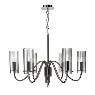 Подвесная люстра *62*103,5 см, 6*E14, 240W, ST-Luce Santori SL2005.103.06, никель