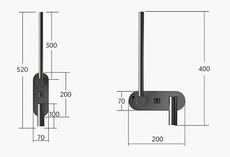 Бра Inodesign Botolf Black 44.4054