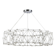 Подвесная люстра 120*26 см, LED, 72W, 4000К, ST-Luce sl6602 SL6602.103.72 хром