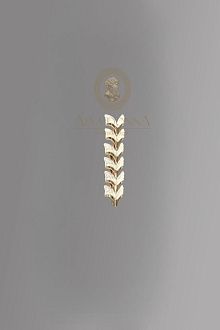 Бра 78133-B400, H400MM/100MM LED, 20W, K, Alva Donna, Золото