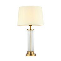 Настольная лампа 38*38*68 см, 1*E27 Gerhort G32145/1T BRS+CL WT, Бронза;Прозрачный