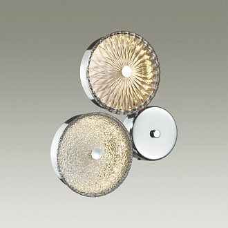 Светодиодный светильник 29 см, 14W, 4000K, Odeon Light CARAMELLA 5416/14WL, хром