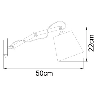 Бра ArteLamp Pinoccio A5700AP-1WH белый