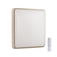 Cветильник 48*6 см, LED 72W, 3000-4200-6300 К, IP43, белый/бежевый под дерево, пластик Sonex Merto, 7608/EL