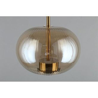Подвесной светильник 22*50-145 см, 1*LED, 12W, 3000K, Aployt Ambr APL.057.06.12, латунный
