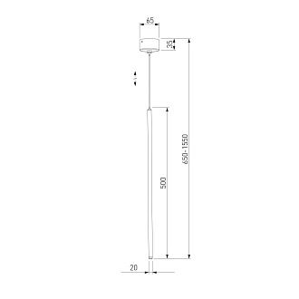 Подвесной светодиодный светильник Flinn 4W 3000K латунь 50263 LED Elektrostandard  4690389219719, a072221
