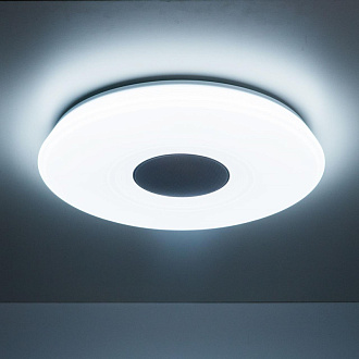 Светильник 50 см, 60W, 3000-4200K музыкальный с Bluetooth Citilux Light & Music CL703M61, белый матовый