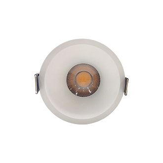 Светильник встраиваемый 8,5*7,6 см, вр 7,5 см, *LED*12W, 2700 / 4000 / 5000K, Mantra Rombok MAN8766, белый