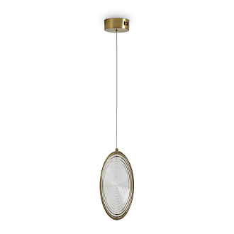 Светильник 14 см, 8W, 3000K, Freya Lolli FR6139PL-L8BS, латунь