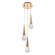 Подвесной светильник 21*21*90 см, LED 9W, 4000K, Золото MODELUX ML.3315.3