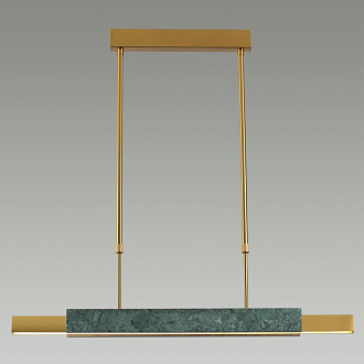 Подвесной светодиодный светильник 80*6*111 см, LED 20W 3000K Odeon Light Marmi 4360/25L античная бронза