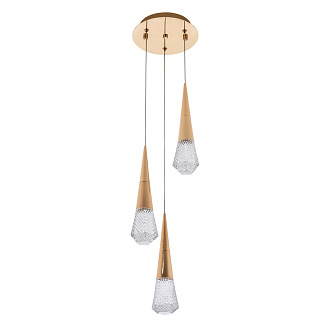 Подвесной светильник 21*21*90 см, LED 9W, 4000K, Золото MODELUX ML.3315.3
