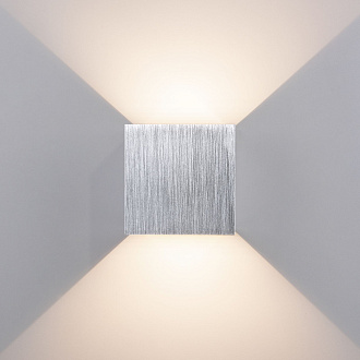 Уличный настенный светодиодный светильник 1548 TECHNO LED WINNER алюминий 1548 TECHNO LED WINNER алюминий Elektrostandard